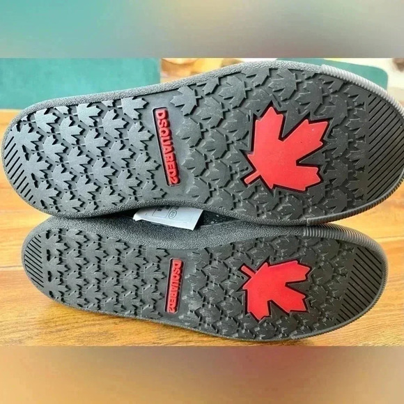 Dsquared2 | Black Glitter and Leather | Low Top Sneakers | Women’s 7.5 - Picture 7 of 7